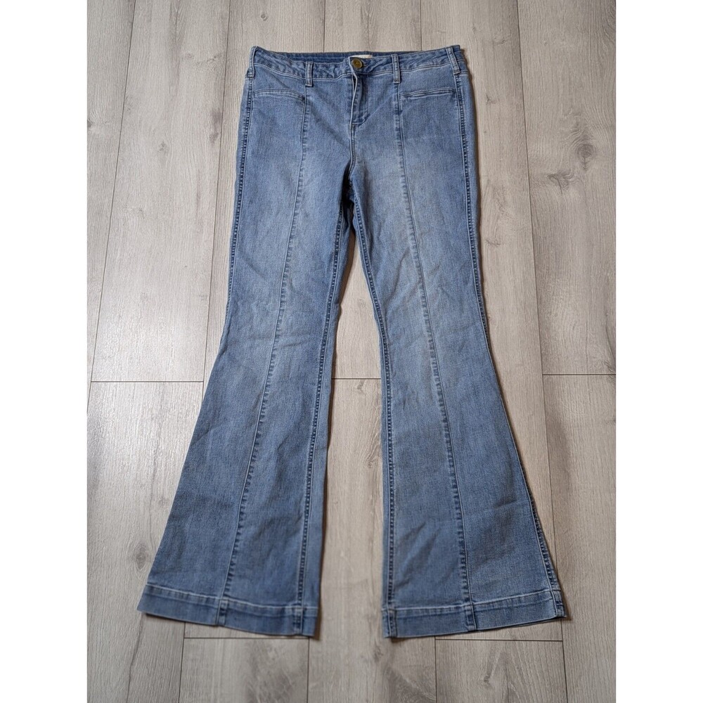 Altard State Jeans Women 31 Flare High Rise  Light Wash Stretch 34x30